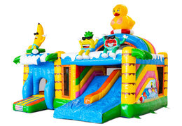 Multiplay Doubleslide Castillo Inflable Summer Party