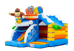 Castillo Hinchable Slide Combo Doubleslide playa