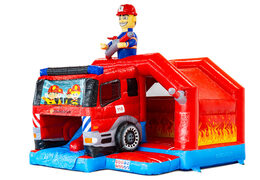 Slide Combo Doubleslide Castillo Hinchable de Bomberos