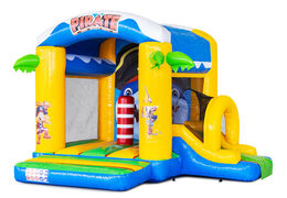 Castillo Hinchable Multibox con cubierta Hawaii