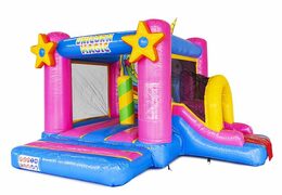Castillo Hinchable Multi Tobogán Unicornio