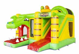 Castillo Hinchable Multi Obstáculos Dino