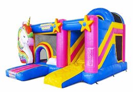 Castillo Hinchable Multi Obstáculos Unicornio