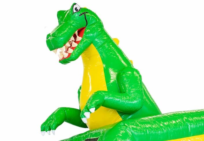 Venta de hinchables profesionales - Tobogán con piscina tema Dino de alta calidad