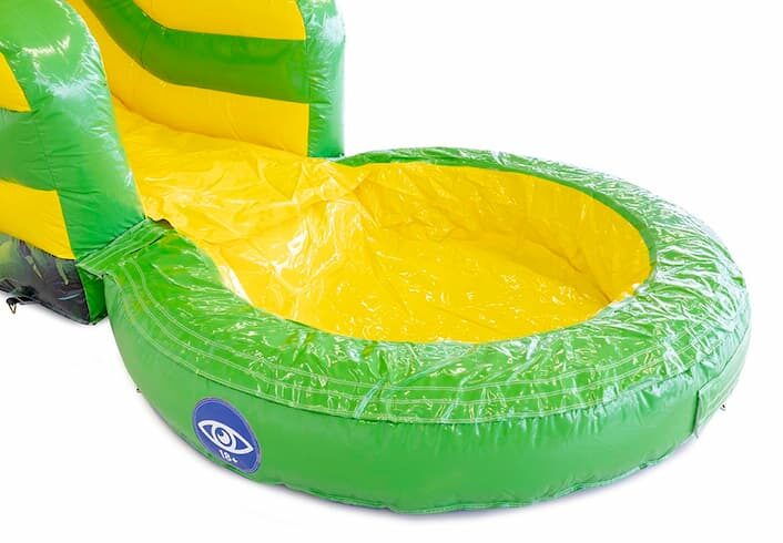 Venta de hinchables profesionales - Tobogán con piscina tema Dino de alta calidad