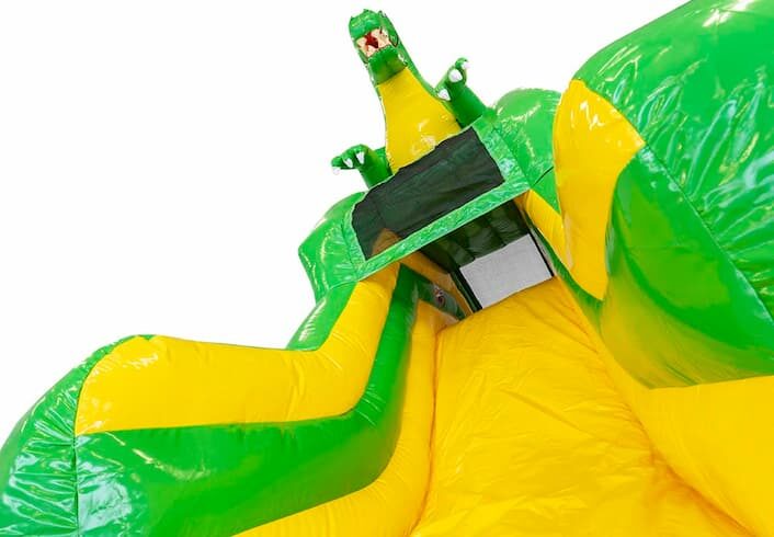 Venta de hinchables profesionales - Tobogán con piscina tema Dino de alta calidad