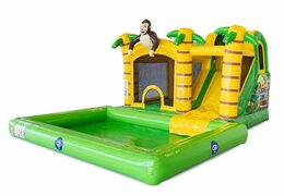 Castillo acuático Multi Splash tema Selva