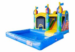Castillo acuático Multi Splash Fiesta Divertida