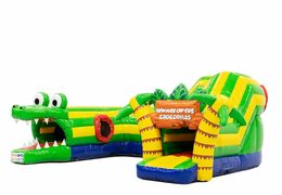 Túnel Cocodrilo Castillo Hinchable