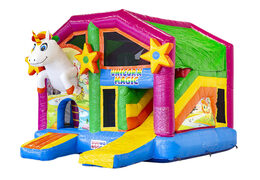 Castillo Hinchable de Multiplay Unicorn con techo