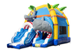 Maxifun Súper Tiburón Castillo Hinchable