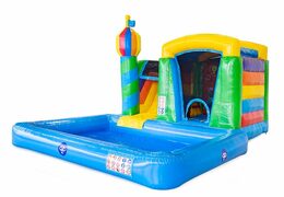 Castillo de agua Mini Splash tema Fiesta