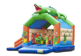 Combinado Cocodrilo Castillo Hinchable