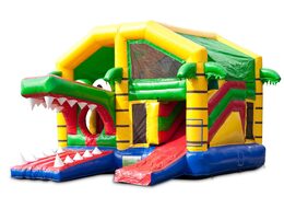 Castillo Hinchable de Multiplay Cocodrilo con techo