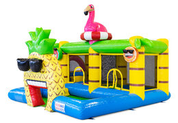 Playpark XL Castillo hinchable Flamingo