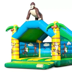 Selva con Gorila Súper Castillo Hinchable