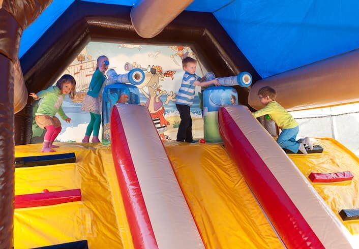 Venta de Castillo Hinchable Barco Pirata con Cañones de Bolas – Alta Calidad - Imagen 15