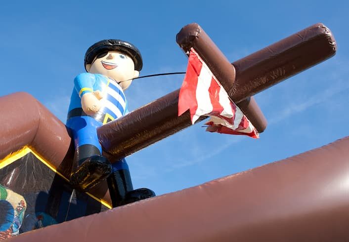 Venta de Castillo Hinchable Barco Pirata con Cañones de Bolas – Alta Calidad - Imagen 12