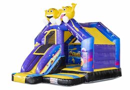 Slide Combo Emoji Castillo Hinchable