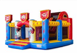Castillo Hinchable de Slidebox Superhéroes