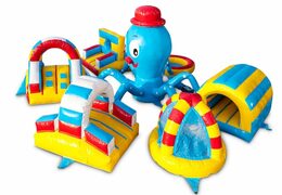 Isla de Juego Pulpo Castillo Hinchable