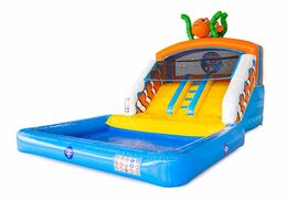 Castillo de agua con tobogán Splashy tema Mundo Marino