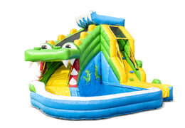 Splashy Cocodrilo Castillo Hinchable