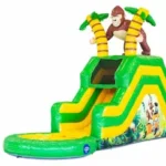 Tobogán-hinchable-con-piscina-tema-Selva-masquehinchables.es-masquehinchables-venta-barcelona-espana
