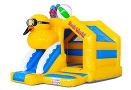 Slide Combo Pato Castillo Hinchable