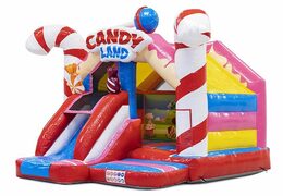 Slide Combo Caramelo Castillo Hinchable