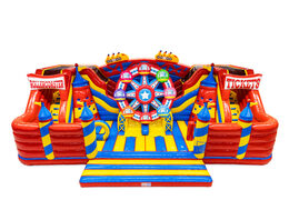 Mundo deslizante 15m Montana Rusa Castillo Hinchable