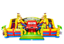 Mundo deslizante 15m Safari Castillo Hinchable