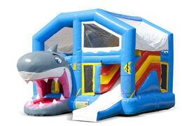 Castillo Hinchable de Multiplay Tiburón con techo
