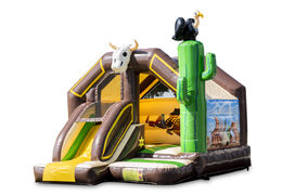 Slide combo Viejo Oeste Castillo Hinchable